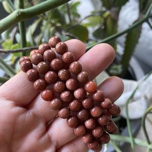 Red Sandstone stone gem Crystal Bracelets New
